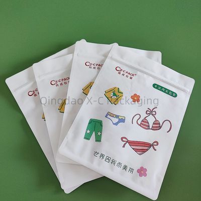 खरीदें सिपलॉक के साथ आयताकार कपास कागज बैग पैकेजिंग 10 रंग कस्टम मुद्रित online manufacture